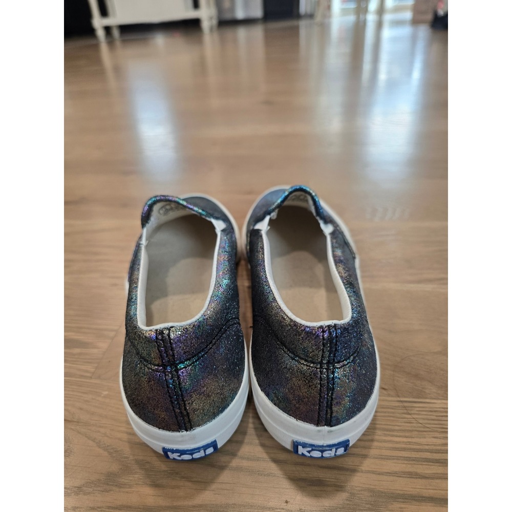 Keds Double Decker Iridescent Metallic Slip On Sneakers Womens 7 Multi H60409 - Picture 5 of 8